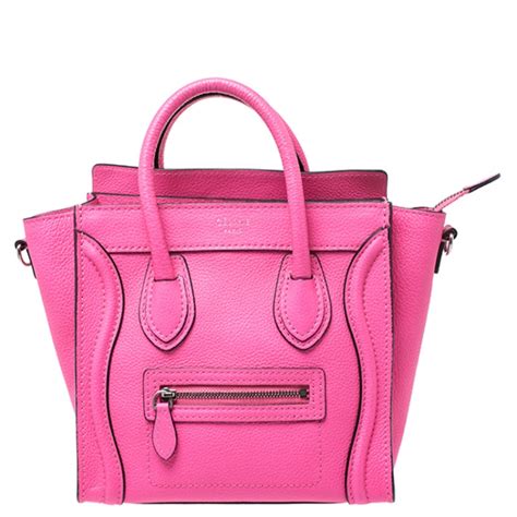 celine neon pink bag|celine lana minaudiere pink bag.